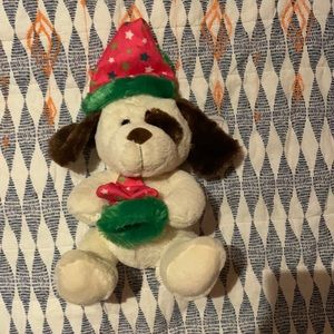 Kids stuffed animal party dog